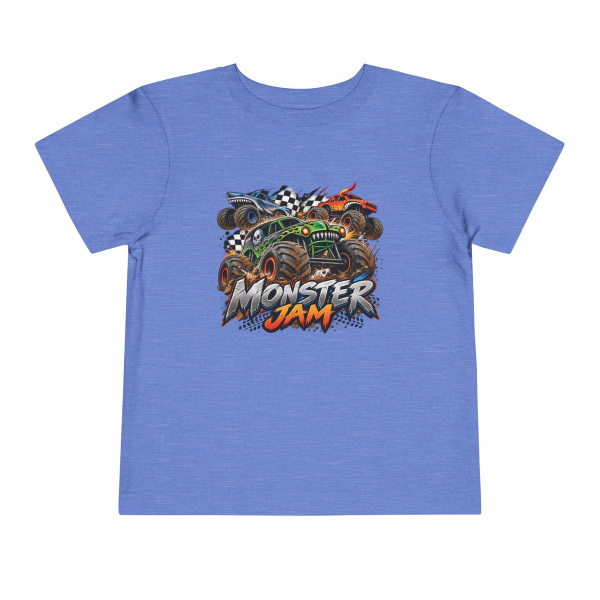 Monster Jam Toddler Tee — Racing Monster Truck Graphic Shirt