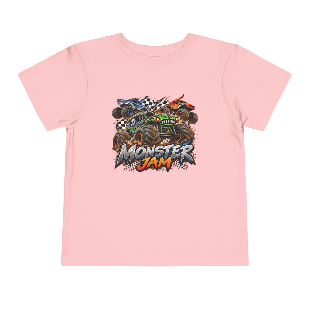 Monster Jam Toddler Tee — Racing Monster Truck Graphic Shirt