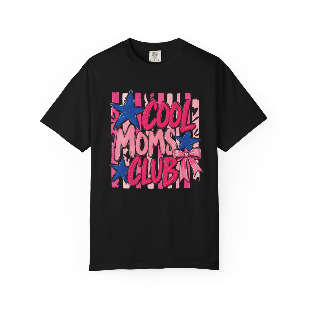 Cool Moms Club T-Shirt | Retro Stars Pop Art Design