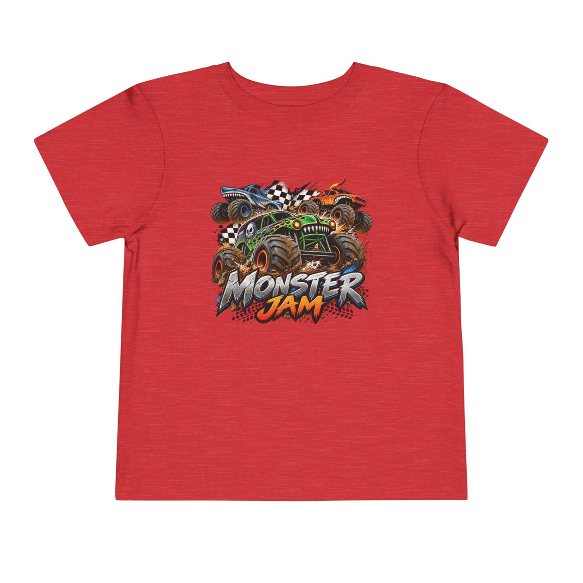 Monster Jam Toddler Tee — Racing Monster Truck Graphic Shirt