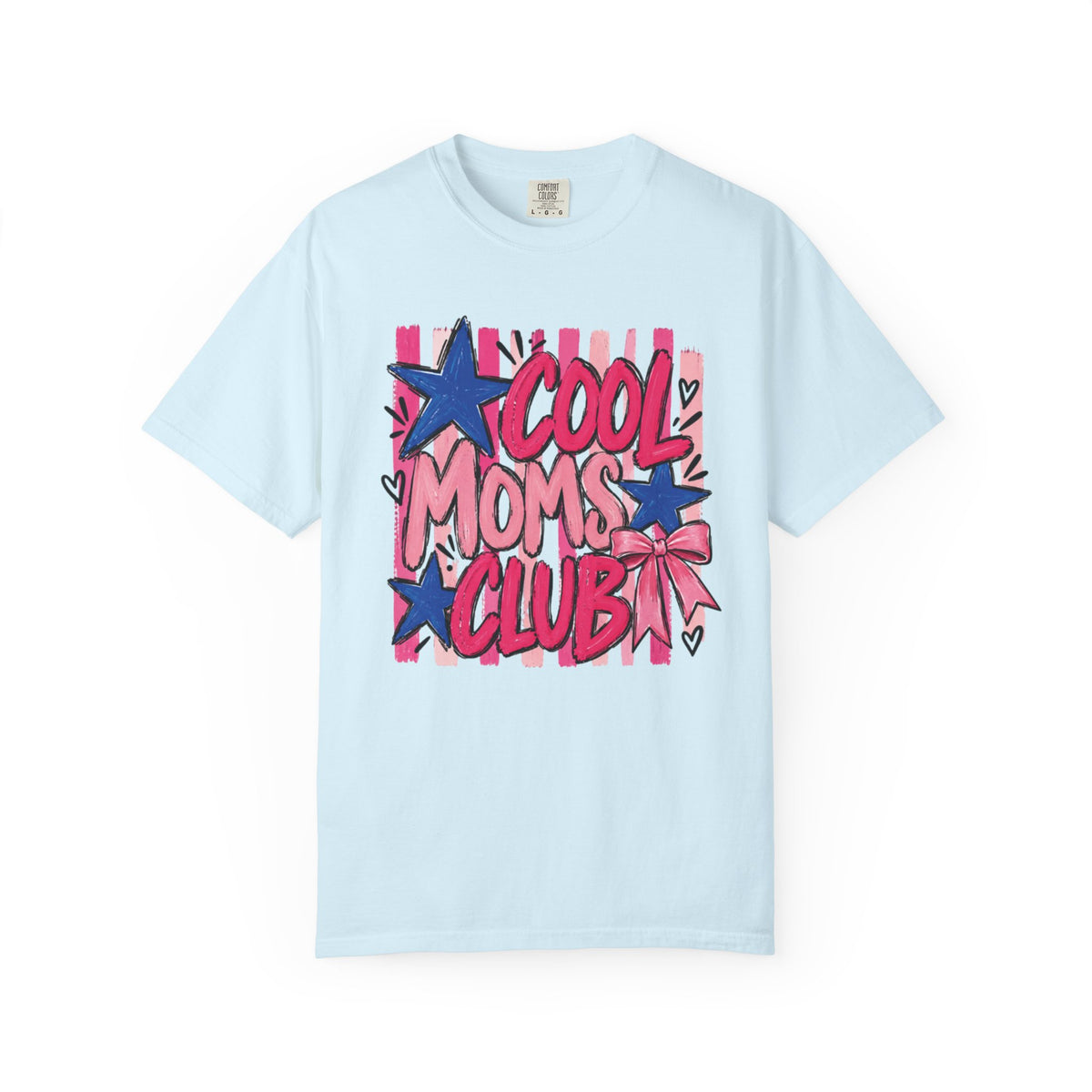 Cool Moms Club T-Shirt | Retro Stars Pop Art Design