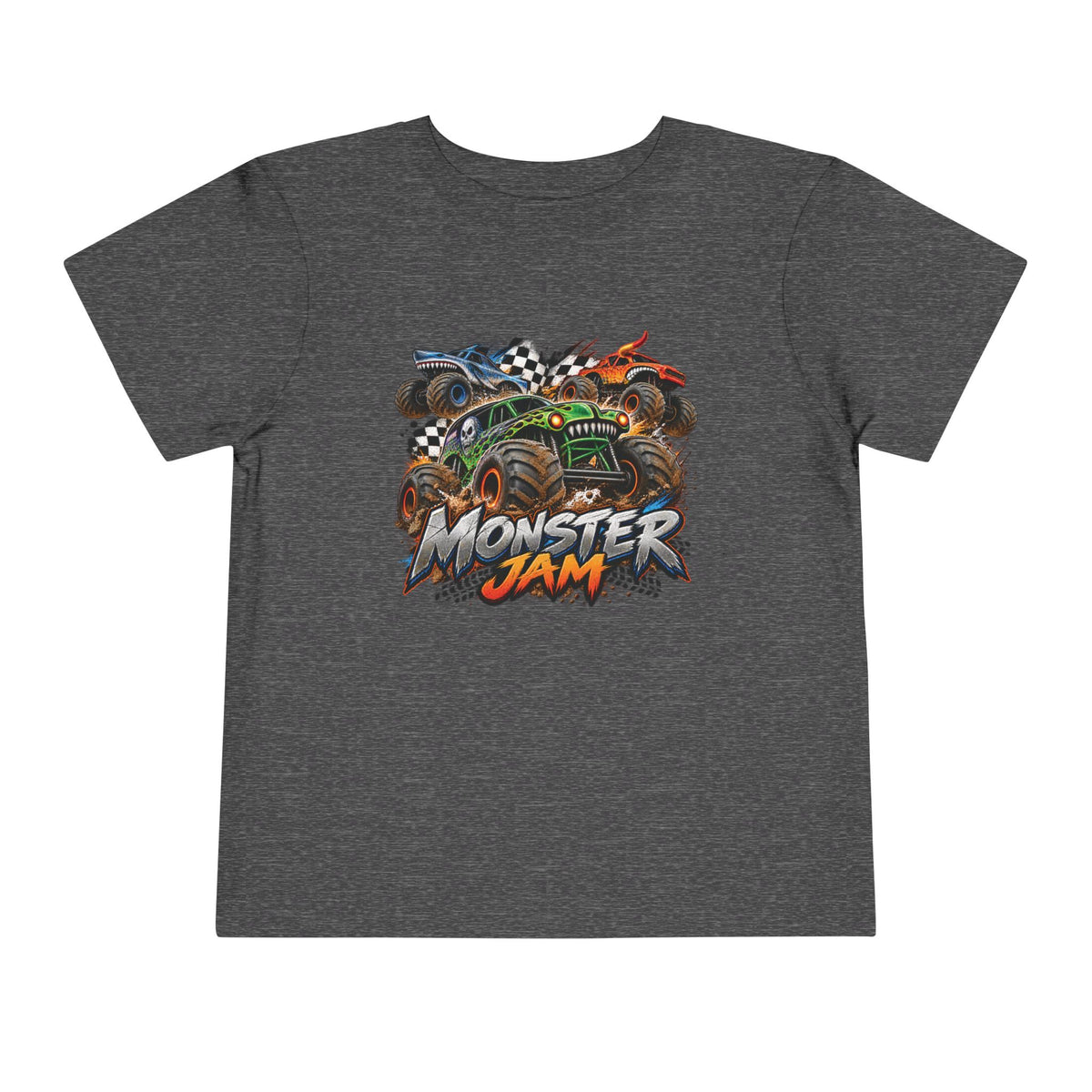 Monster Jam Toddler Tee — Racing Monster Truck Graphic Shirt