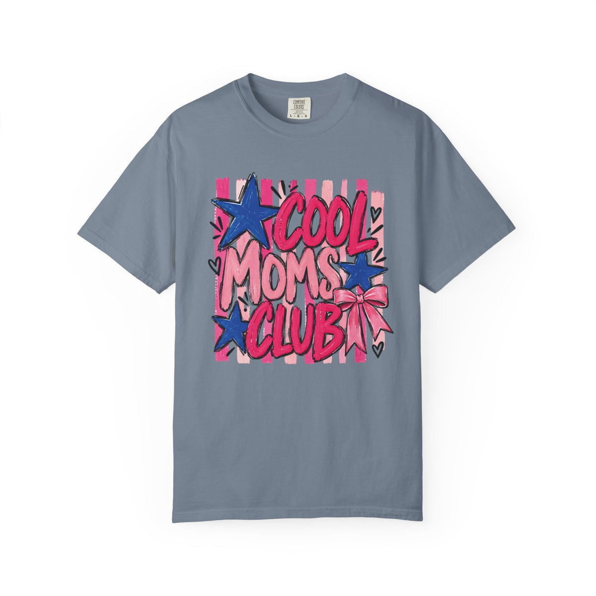 Cool Moms Club T-Shirt | Retro Stars Pop Art Design