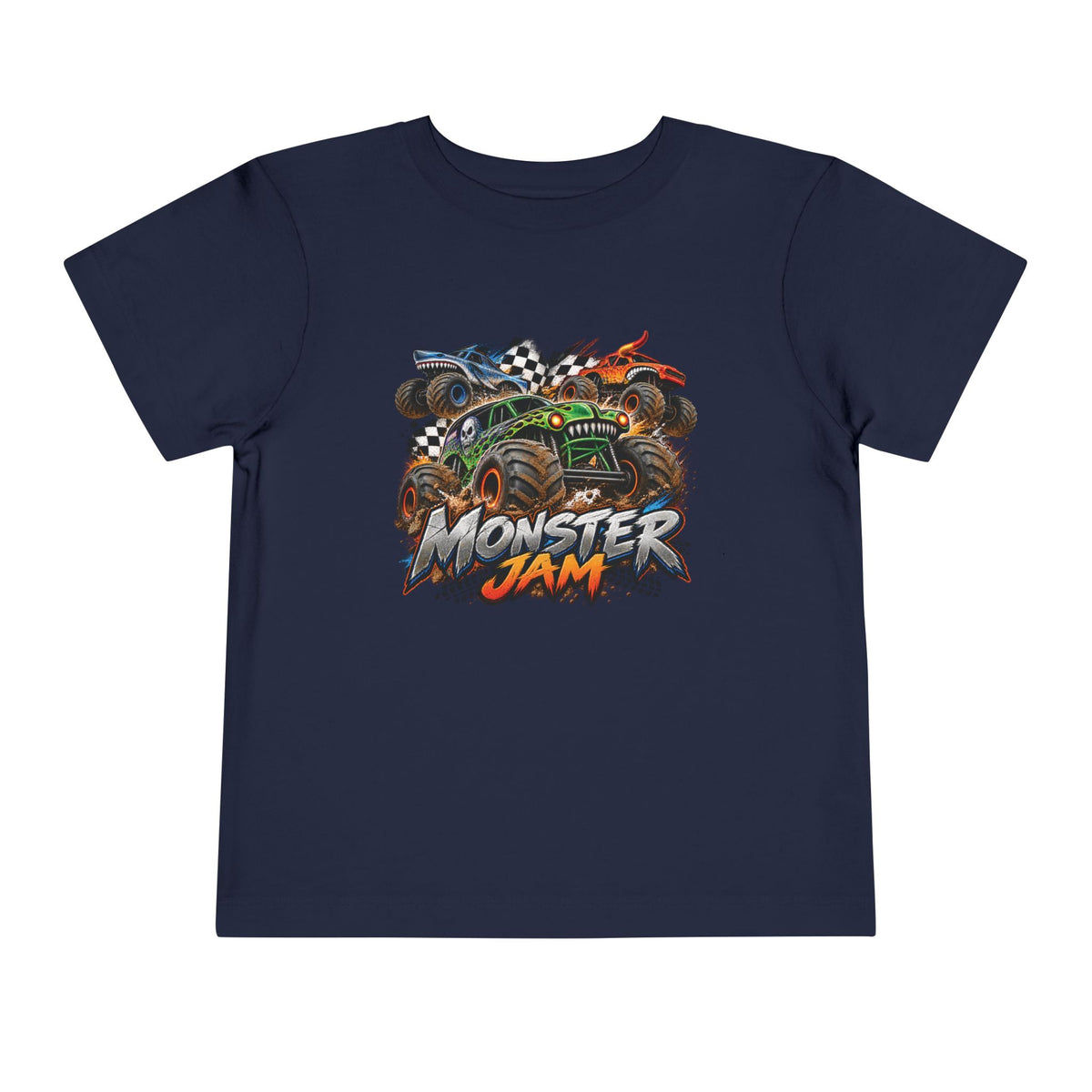 Monster Jam Toddler Tee — Racing Monster Truck Graphic Shirt