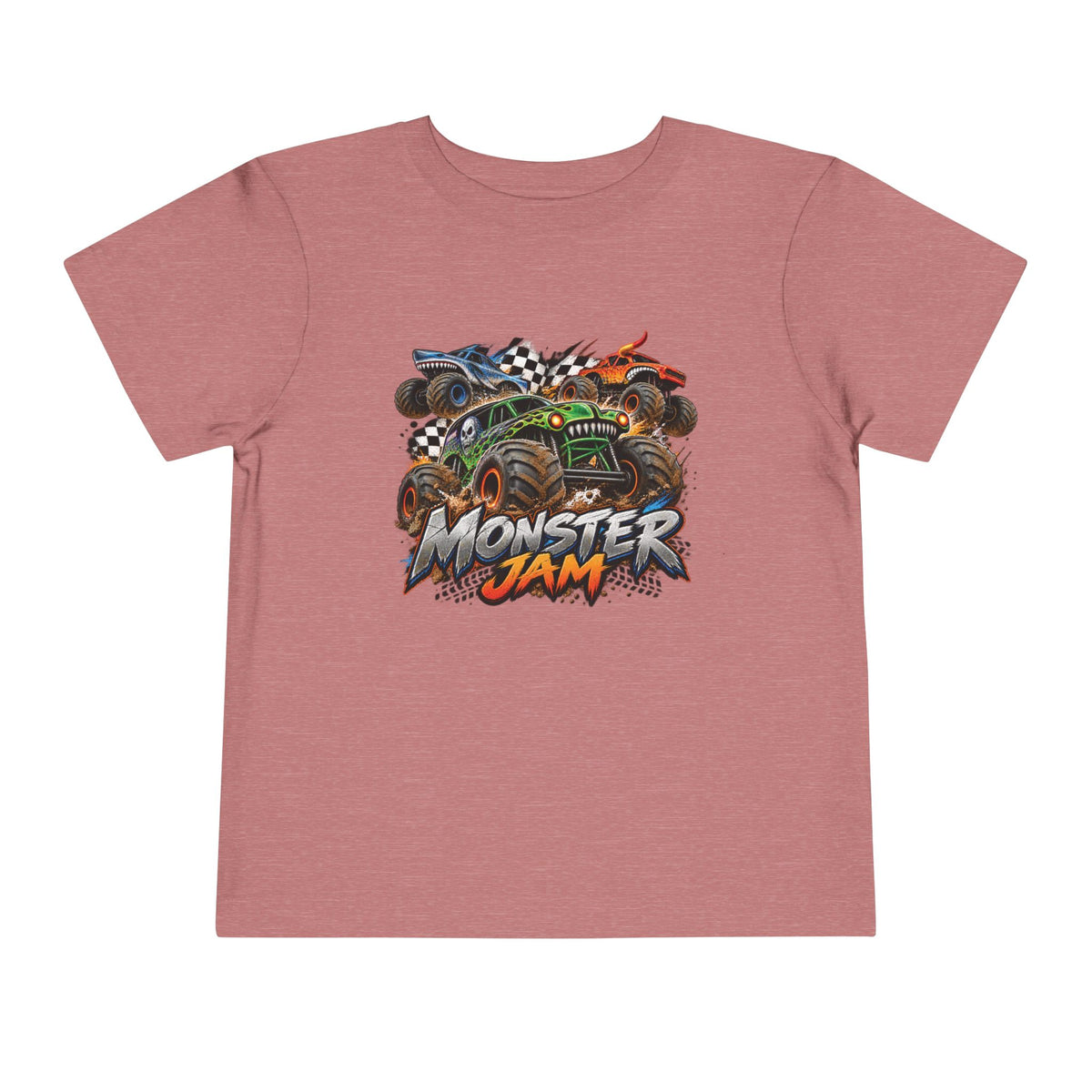 Monster Jam Toddler Tee — Racing Monster Truck Graphic Shirt