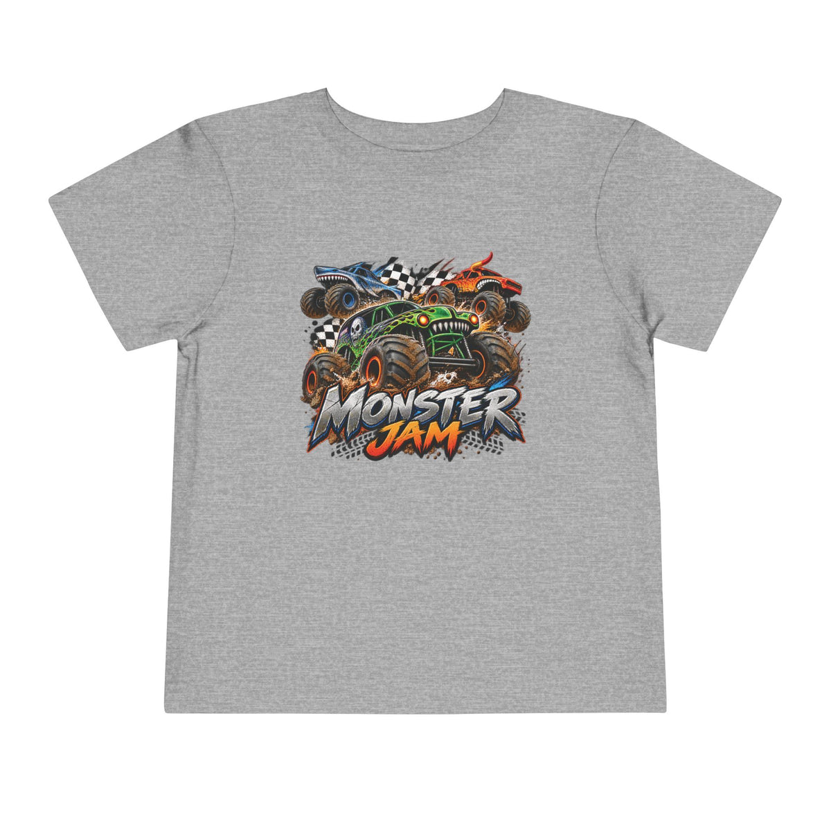 Monster Jam Toddler Tee — Racing Monster Truck Graphic Shirt