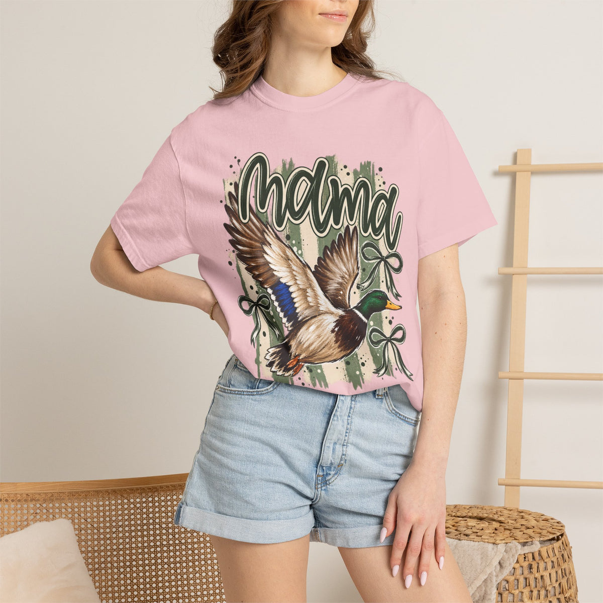 Mama Duck T-Shirt — Flying Mallard Mother's Tee