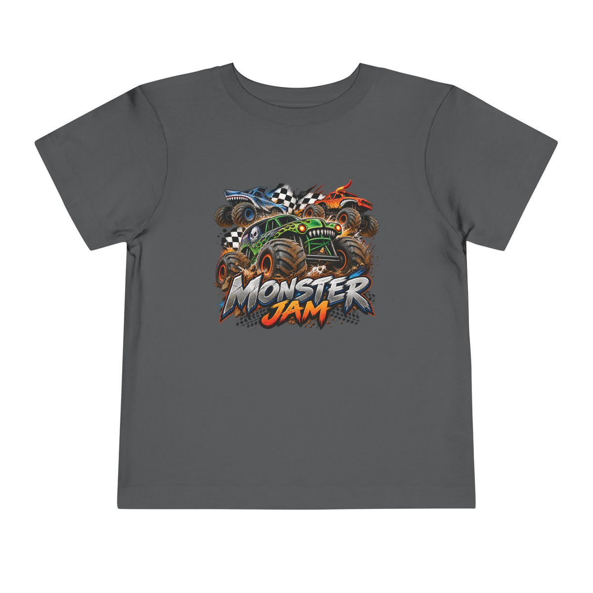 Monster Jam Toddler Tee — Racing Monster Truck Graphic Shirt