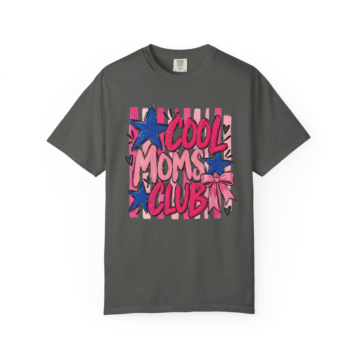 Cool Moms Club T-Shirt | Retro Stars Pop Art Design